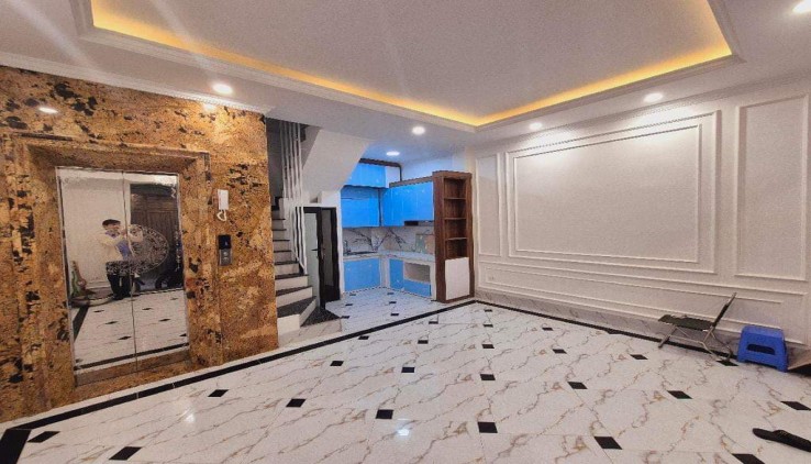 CHO THUÊ NHÀ MẶT NGÕ KIM GIANG, HOÀNG MAI 6 TẦNG, 42M2, GIÁ 23 TRIỆU - THANG MÁY - GĐ, KINH DOANH.